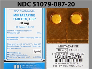 Mirtazapine (remeron) 7.5 Mg Tablet