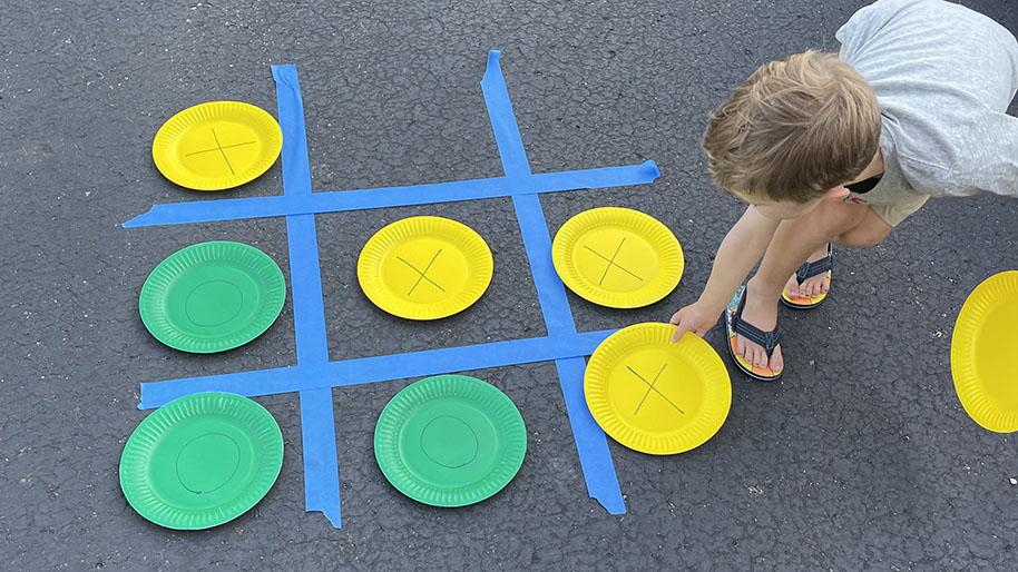 Frisbee Tic-Tac-Toe 